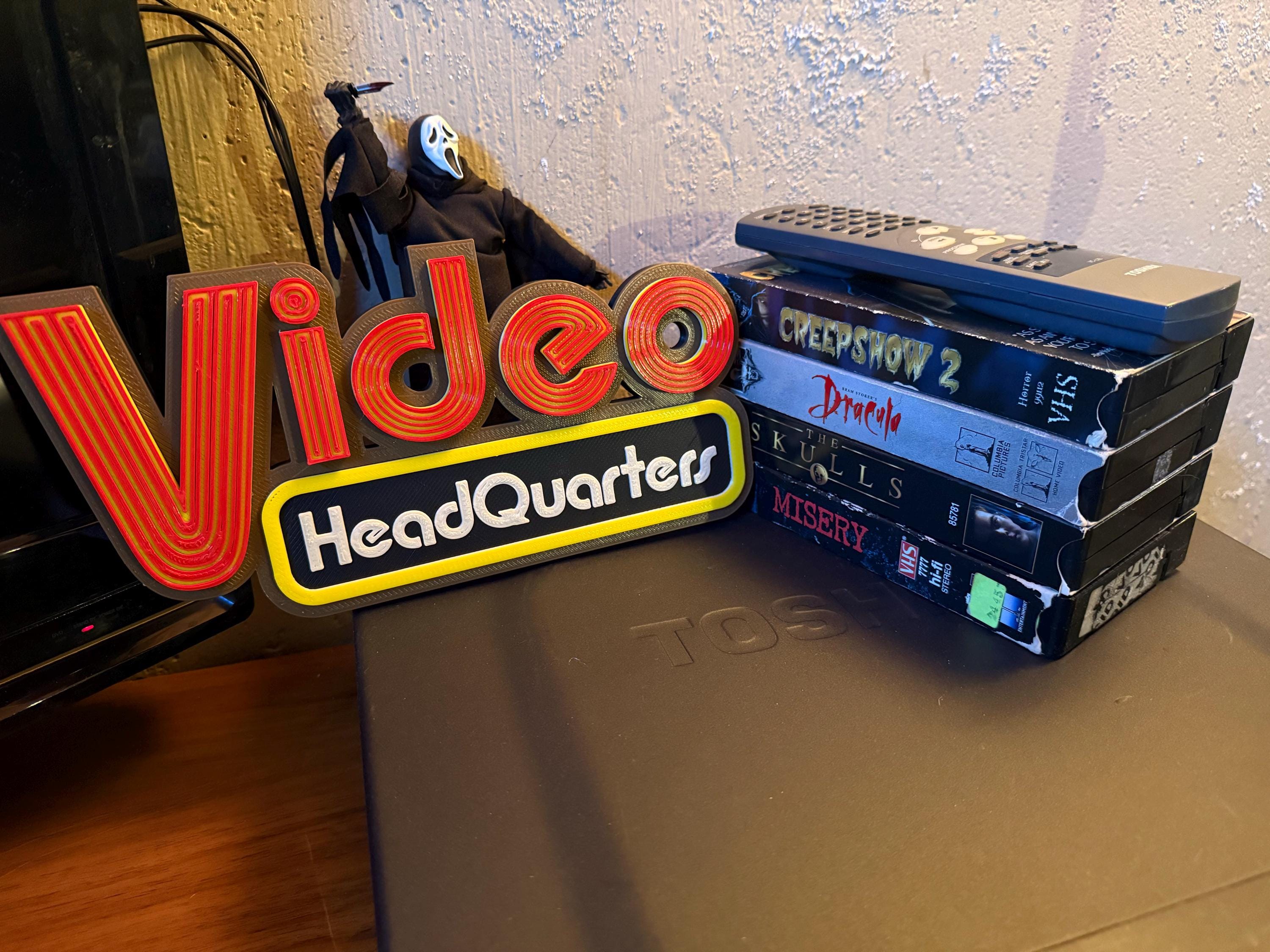 Customer photo of the Video HeadQuarters sign