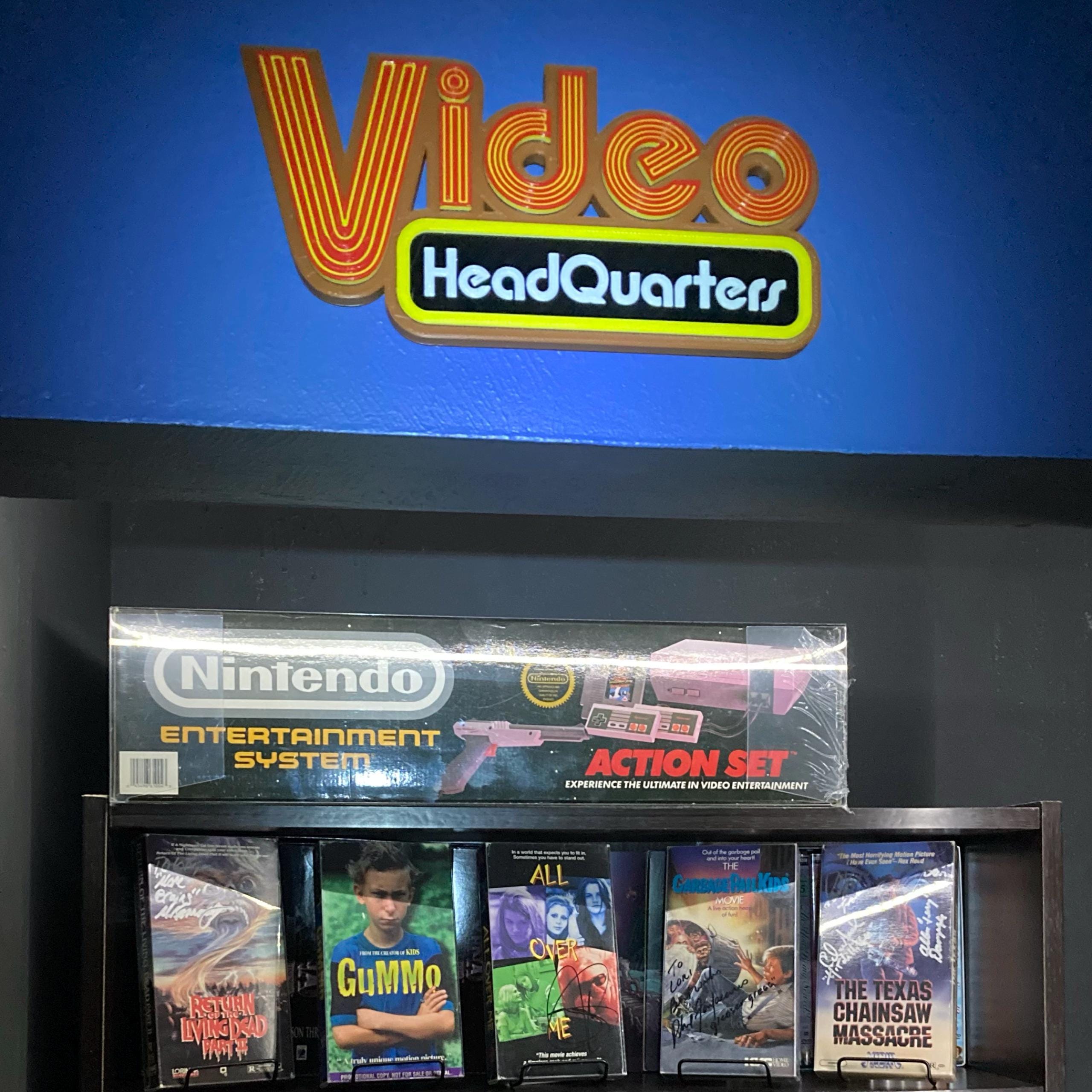 Customer photo of the Video HeadQuarters sign